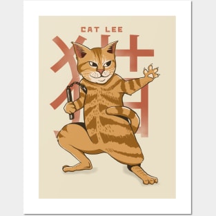 cat lee martial arts Posters and Art